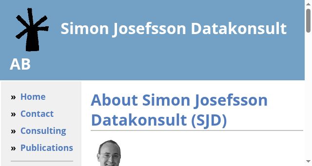 Screenshot of josefsson.org