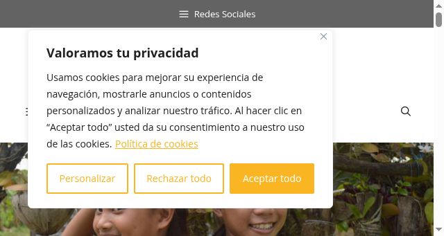 Screenshot of jovenesydesarrollo.org