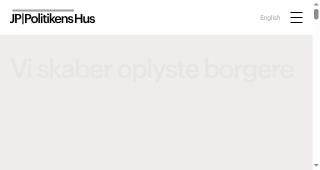 Screenshot of jppol.dk