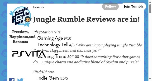 Screenshot of junglerumblegame.com