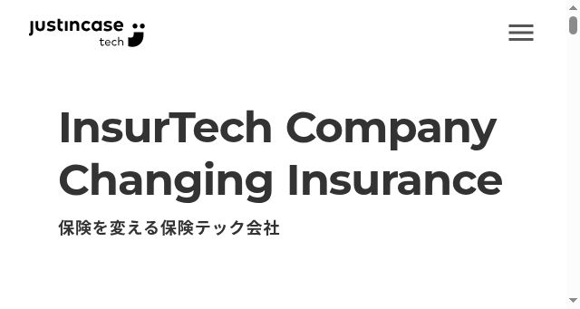 Screenshot of justincase-tech.com