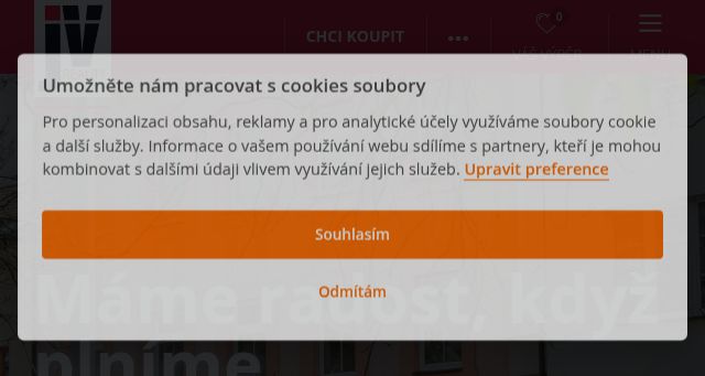 Screenshot of jvreality.cz