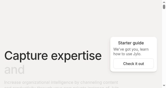 Screenshot of jylo.ai