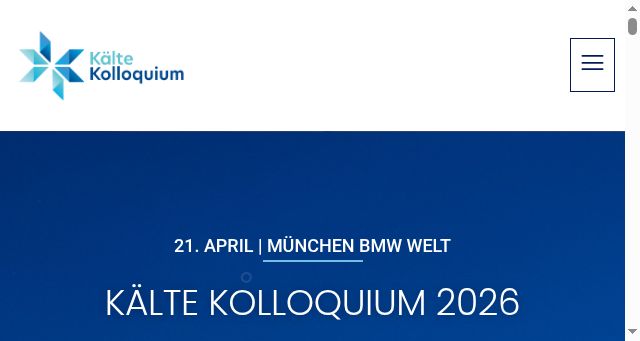 Screenshot of kaelte-kolloquium.de