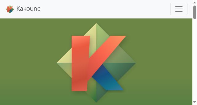 Screenshot of kakoune.org