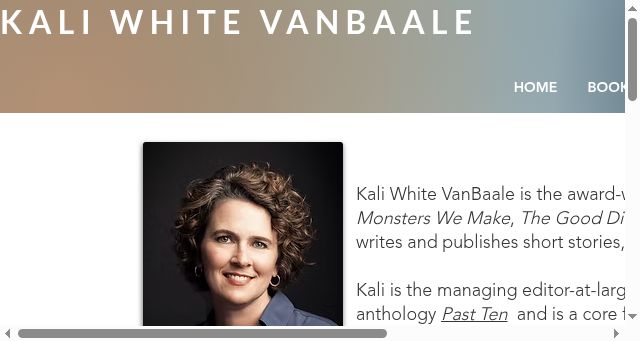 Screenshot of kaliwhite.com