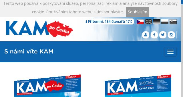 Screenshot of kampocesku.cz