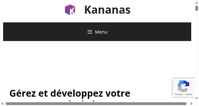 Screenshot of kananas.com