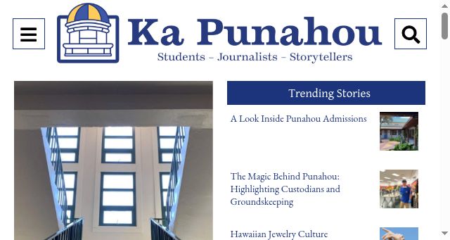 Screenshot of kapunahou.org