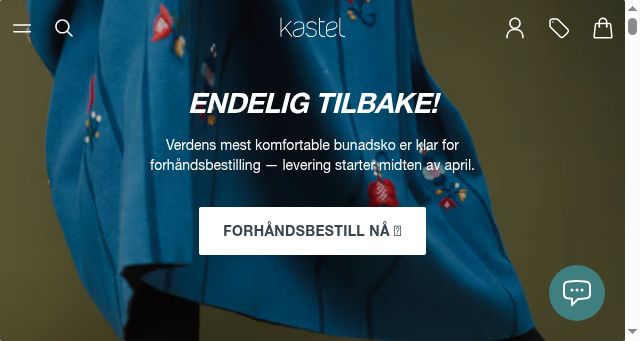 Screenshot of kastelshoes.com