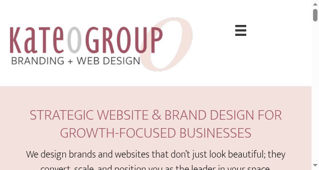 Screenshot of kateogroup.com