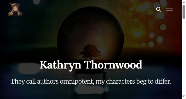 Screenshot of kathrynthornwood.com