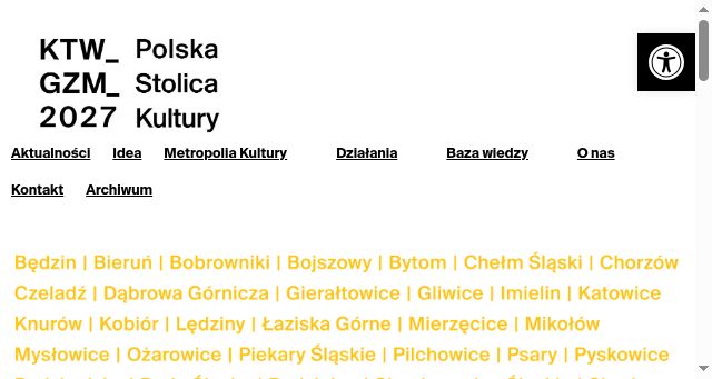 Screenshot of katowicegzm2027.eu