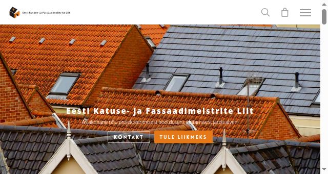 Screenshot of katuseliit.ee