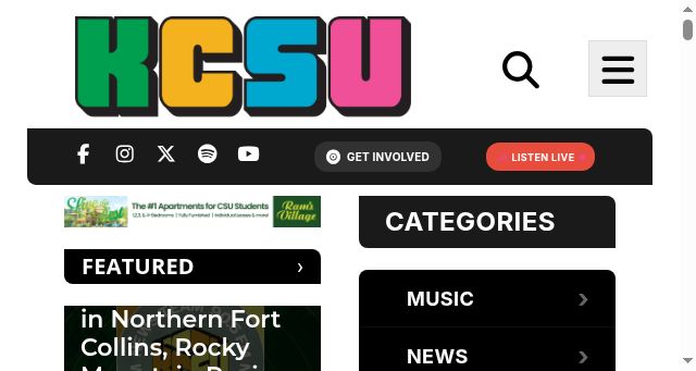 Screenshot of kcsufm.com