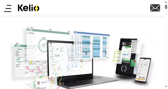 Screenshot of kelio.be