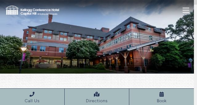 Screenshot of kelloggconferencehotel.com