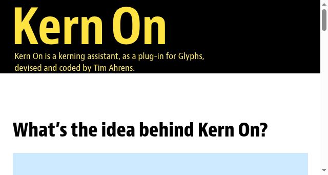 Screenshot of kern-on.com