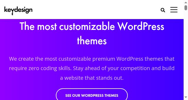 Screenshot of keydesign-themes.com