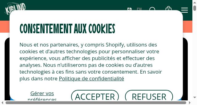 Screenshot of kiblind-atelier.com