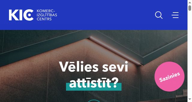 Screenshot of kic.lv