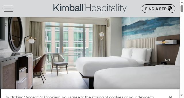 Screenshot of kimballhospitality.com