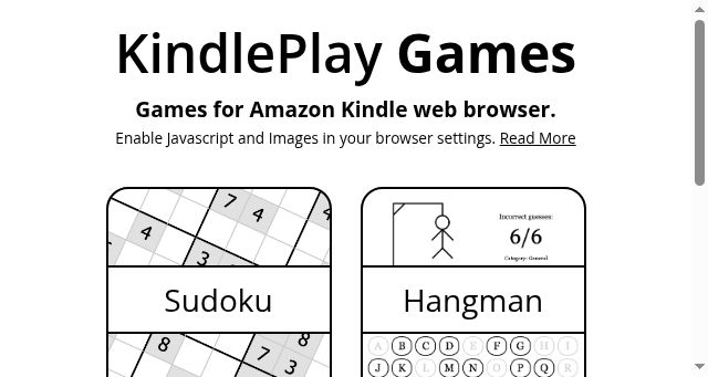 Screenshot of kindleplay.com