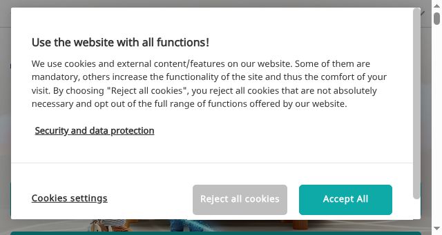 Screenshot of kindundjugend.com