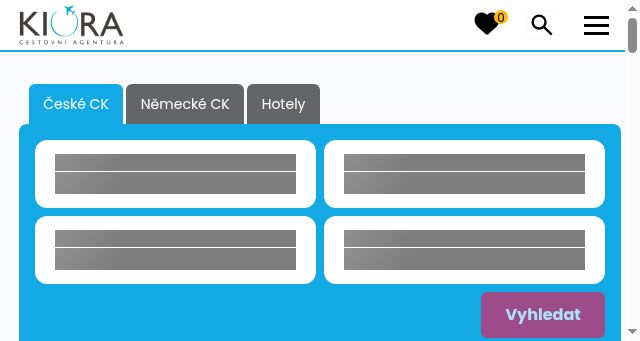 Screenshot of kiora.cz