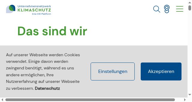 Screenshot of klima-plattform.de