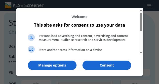 Screenshot of klsescreener.com
