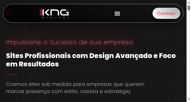 Screenshot of kngcomunicacao.com.br