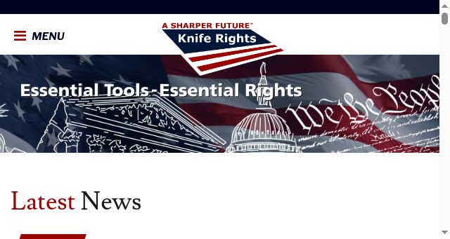 Screenshot of kniferights.org