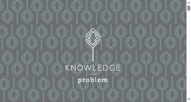 Screenshot of knowledgeproblem.com