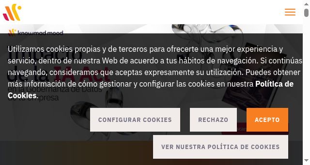 Screenshot of knowmadmood.com