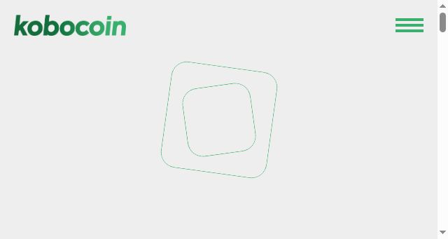 Screenshot of kobocoin.com