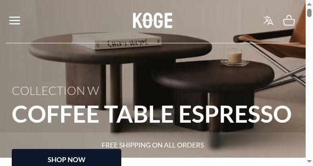 Screenshot of kogedesign.com