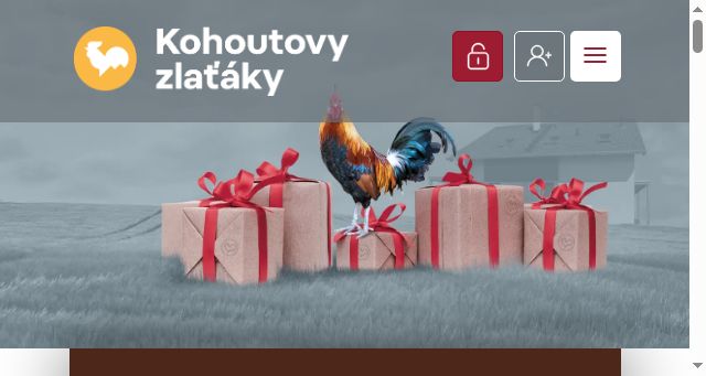 Screenshot of kohoutovyzlataky.cz