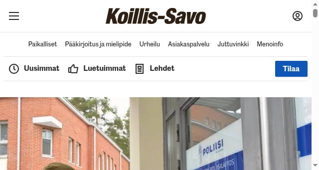 Screenshot of koillis-savo.fi
