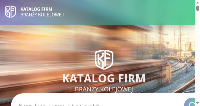 Screenshot of kolejowefirmy.pl