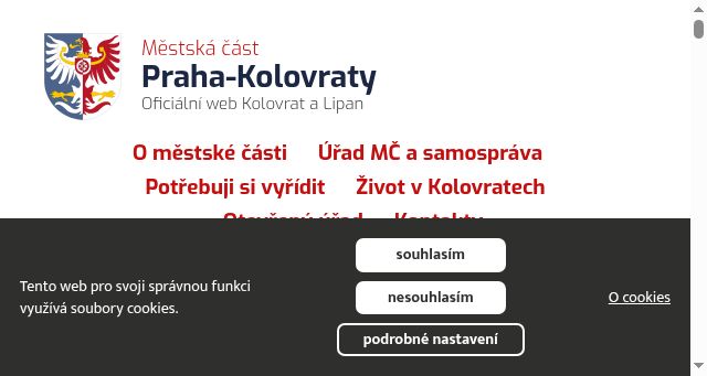 Screenshot of kolovraty.cz