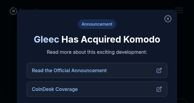 Screenshot of komodoplatform.com