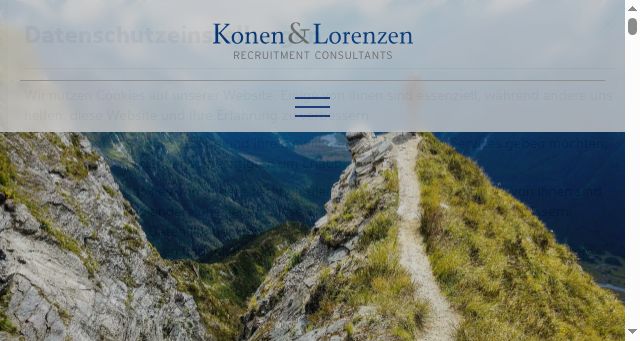 Screenshot of konen-lorenzen.de
