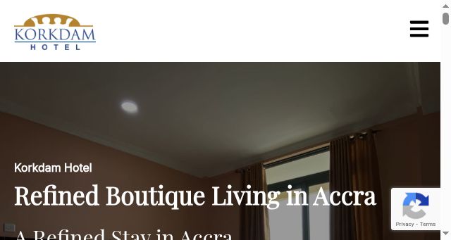 Screenshot of korkdamhotel.com