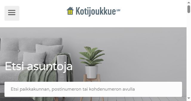 Screenshot of kotijoukkue.fi