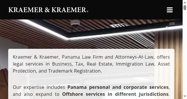 Screenshot of kraemerlaw.com