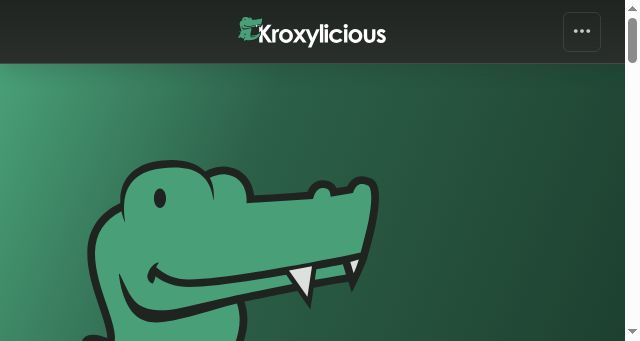 Screenshot of kroxylicious.io
