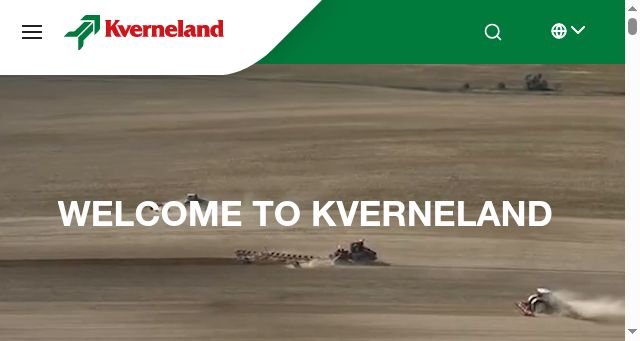 Screenshot of kverneland.com