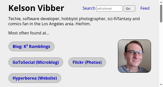 Screenshot of kvibber.com