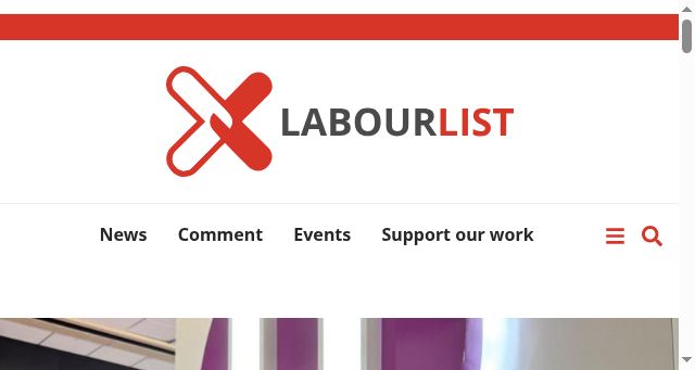 Screenshot of labourlist.org